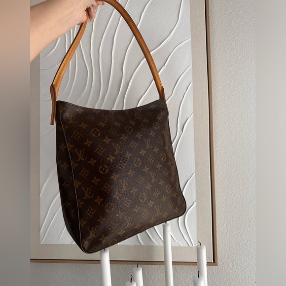 Louis Vuitton LV Shoulder Bag Looping GM Brown Monogram - Picture 13 of 13